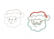 Stickdatei - Weihnachtsmann Nikolaus